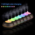 Rounded Teardrop Dark Wood Diffuser with Essential Oil Set