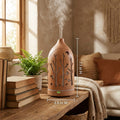 Glowing Forest Cutouts Diffuser | Light Wood | Ultrasonic Aromatherapy Humidifier with Essential Oils