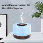 Dark wood diffuser with mist detail