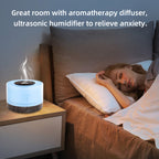 Round diffuser in home office setting