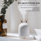 Cute Deer White Humidifier with Essential Oil Set