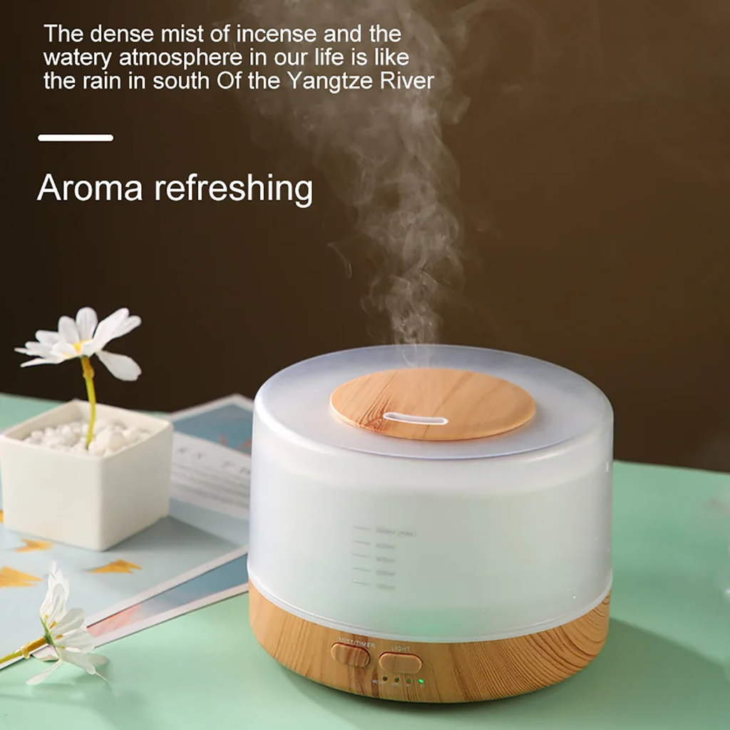 Round diffuser in home lifestyle setting