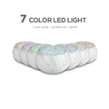 7-color mood light on lattice white diffuser