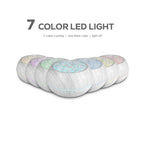 7-color mood light on lattice white diffuser