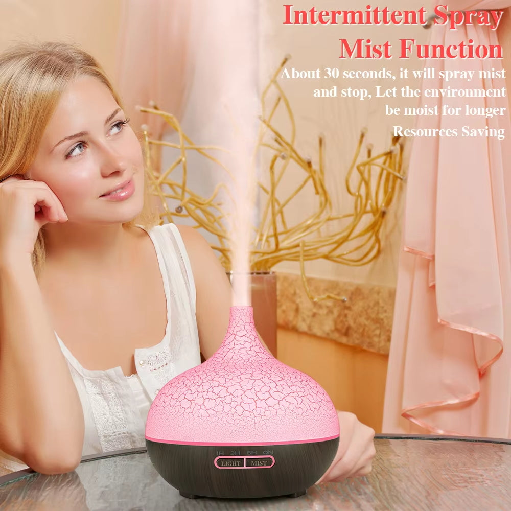 Crack texture aromatherapy diffuser lifestyle shot