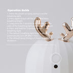 Cute Deer White Humidifier with Essential Oil Set