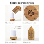 Forest glow diffuser with essential oils set