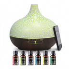 Waterdrop 550ml diffuser in crack texture - front view