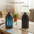 Glowing Forest Cutouts Diffuser | Dark Wood | Ultrasonic Aromatherapy Humidifier with Essential Oils