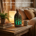 Glowing Forest Cutouts Diffuser | Dark Wood | Ultrasonic Aromatherapy Humidifier with Essential Oils