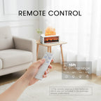 Remote control for white fireplace diffuser