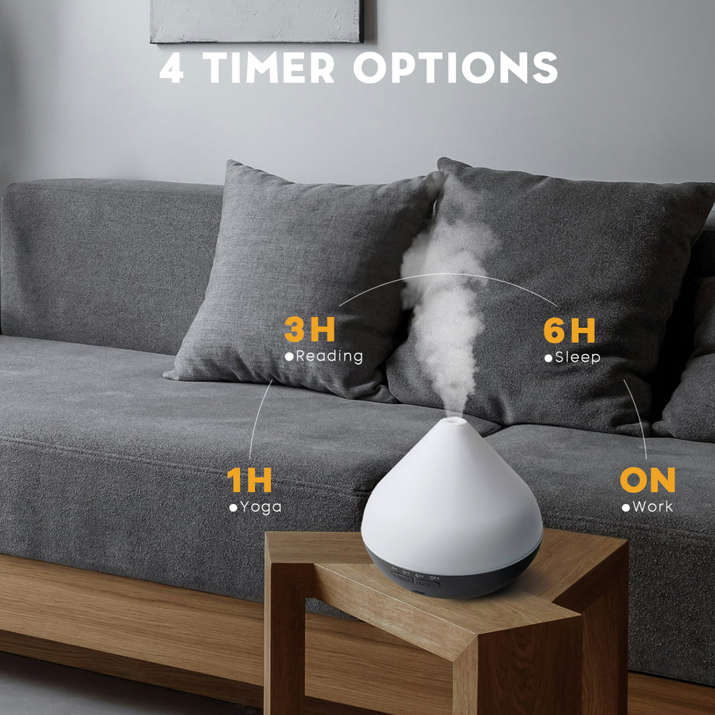 Conical Dark Wood Diffuser with Essential Oil Set
